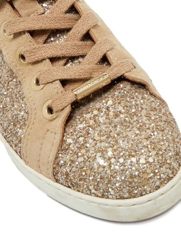 Jimmy Choo Pre-Owned Glitter Sneakers | Neutro | FARFETCH ES