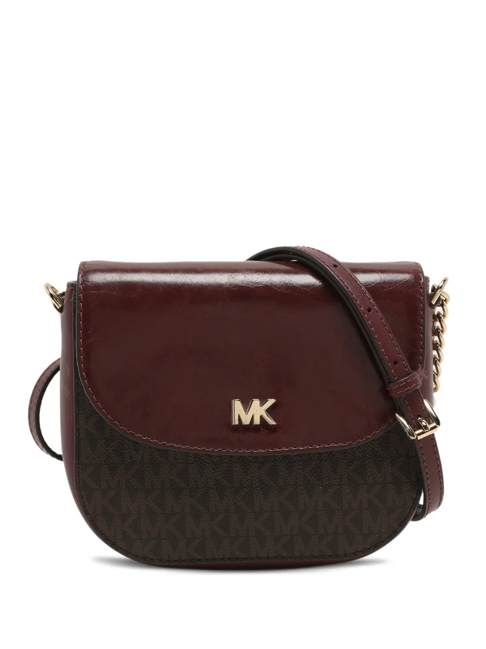 Michael Kors Vintage Mott logo cross body bag - Marrone