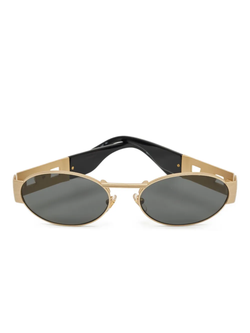Versace Pre-Owned Medusa oval sunglasses - Oro