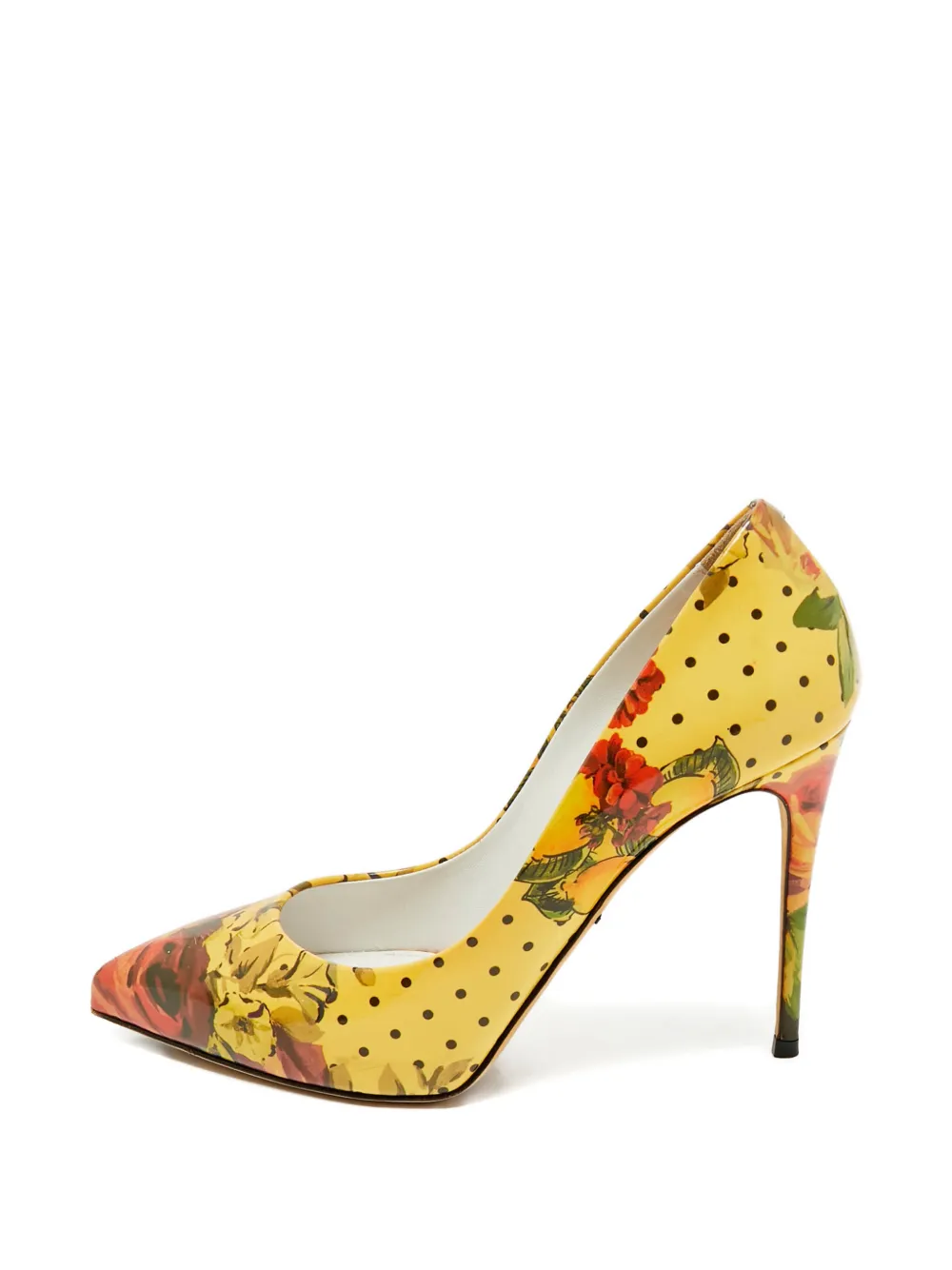 Dolce & Gabbana Pre-Owned floral pumps - Giallo