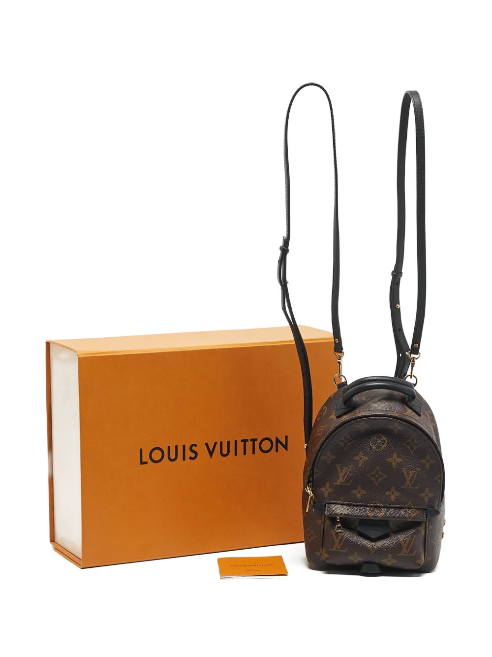 Louis Vuitton Pre-Owned mini Palm Springs monogram-pattern backpack - Marrone