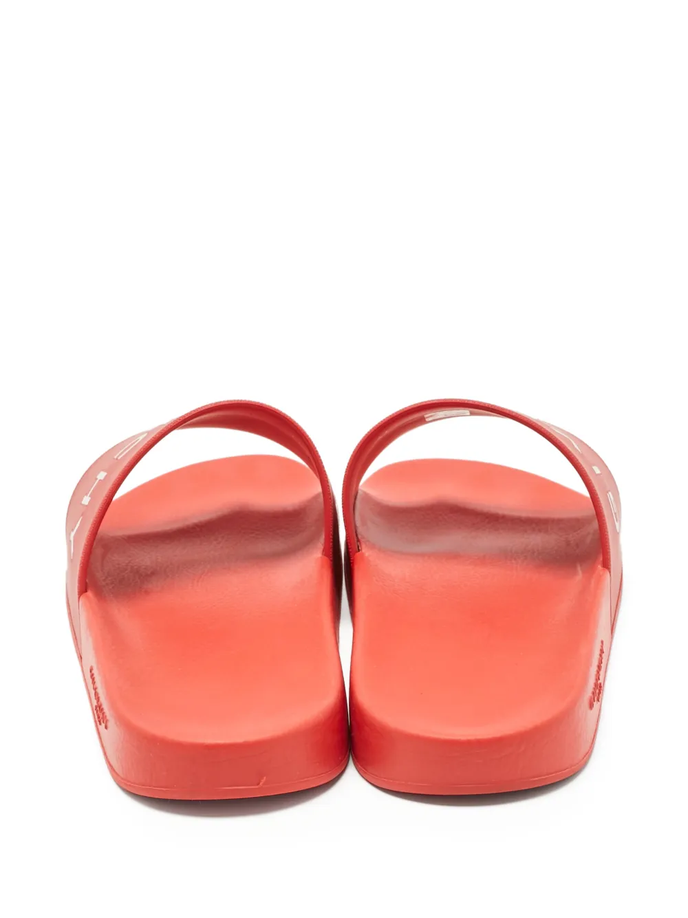 Givenchy Pre-Owned rubber logo-detail slides | Image 2