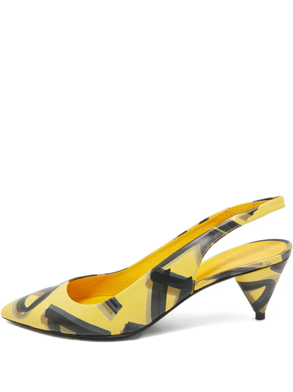 Burberry Pre-Owned Morson slingback pumps - Giallo