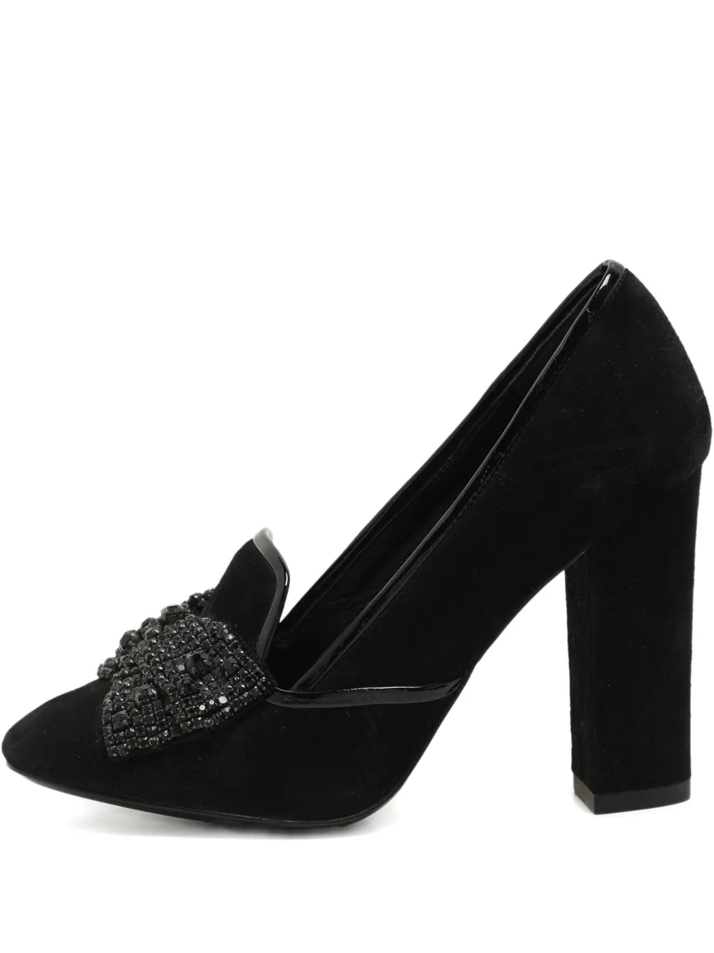 Tory Burch Carissa Pumps aus Wildleder mit Schleife - Schwarz