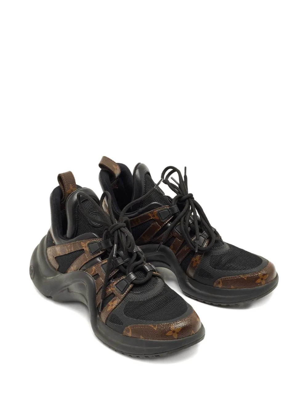 Louis Vuitton Pre-Owned archlight monogram canvas sneakers - Zwart