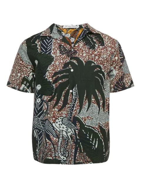 Christian Dior Pre-Owned printed cotton T-shirt