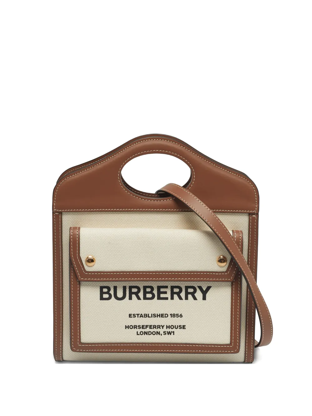 Burberry Pre-Owned mini pocket tote bag - Toni neutri