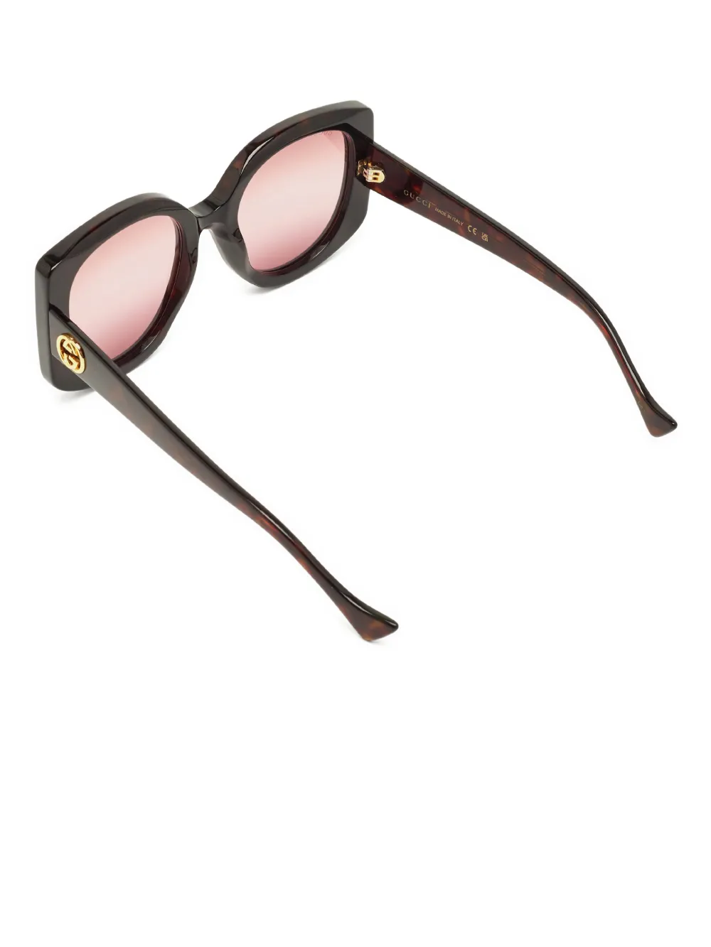 Gucci Pre-Owned geometric-frame sunglasses | Image 2