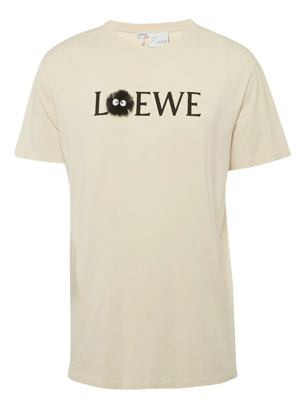 Loewe Pre-Owned graphic-print T-shirt - Nude