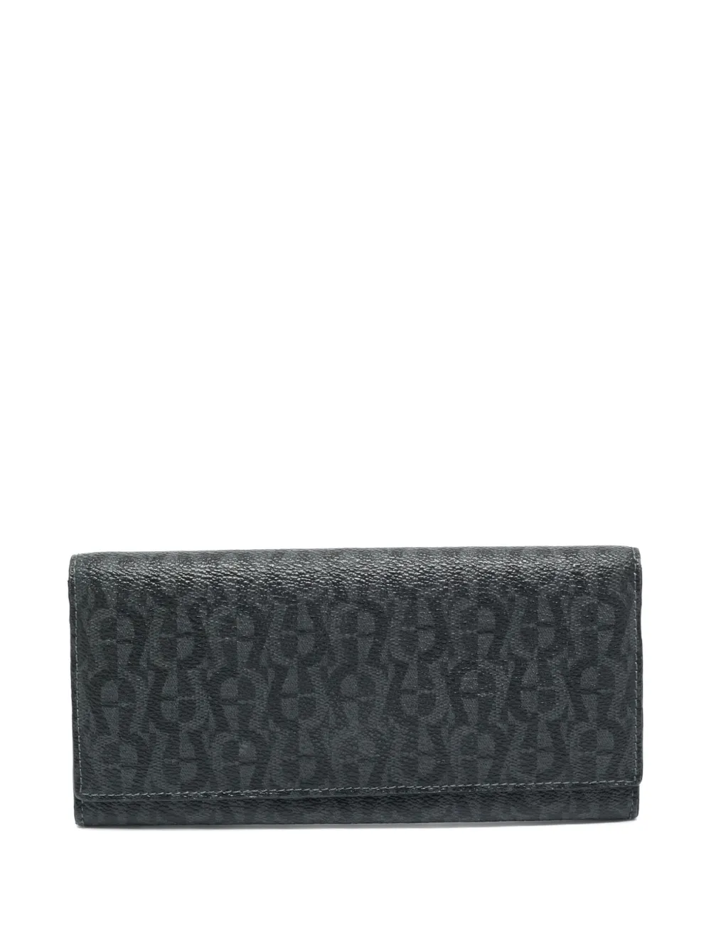 Aigner Vintage signature flap wallet - Grigio