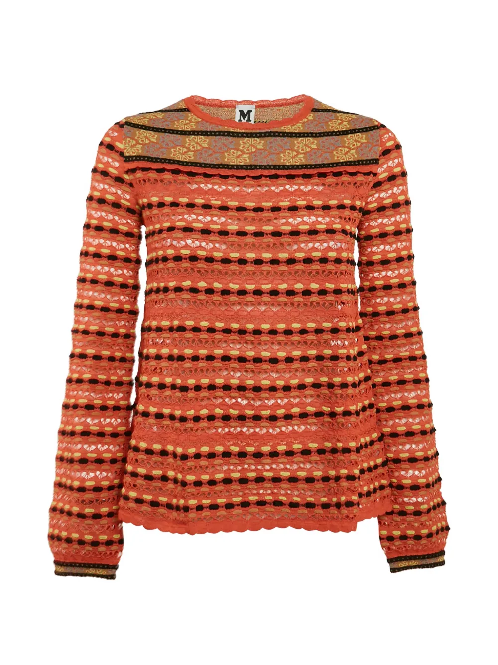 Missoni Pre-Owned crew-neck top - Arancione