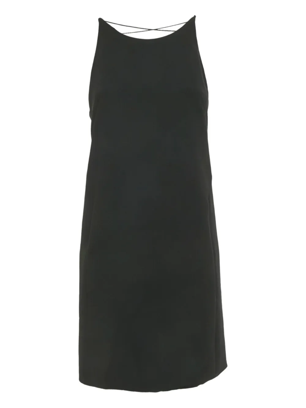 Versace Pre-Owned crisscross mini dress - Nero