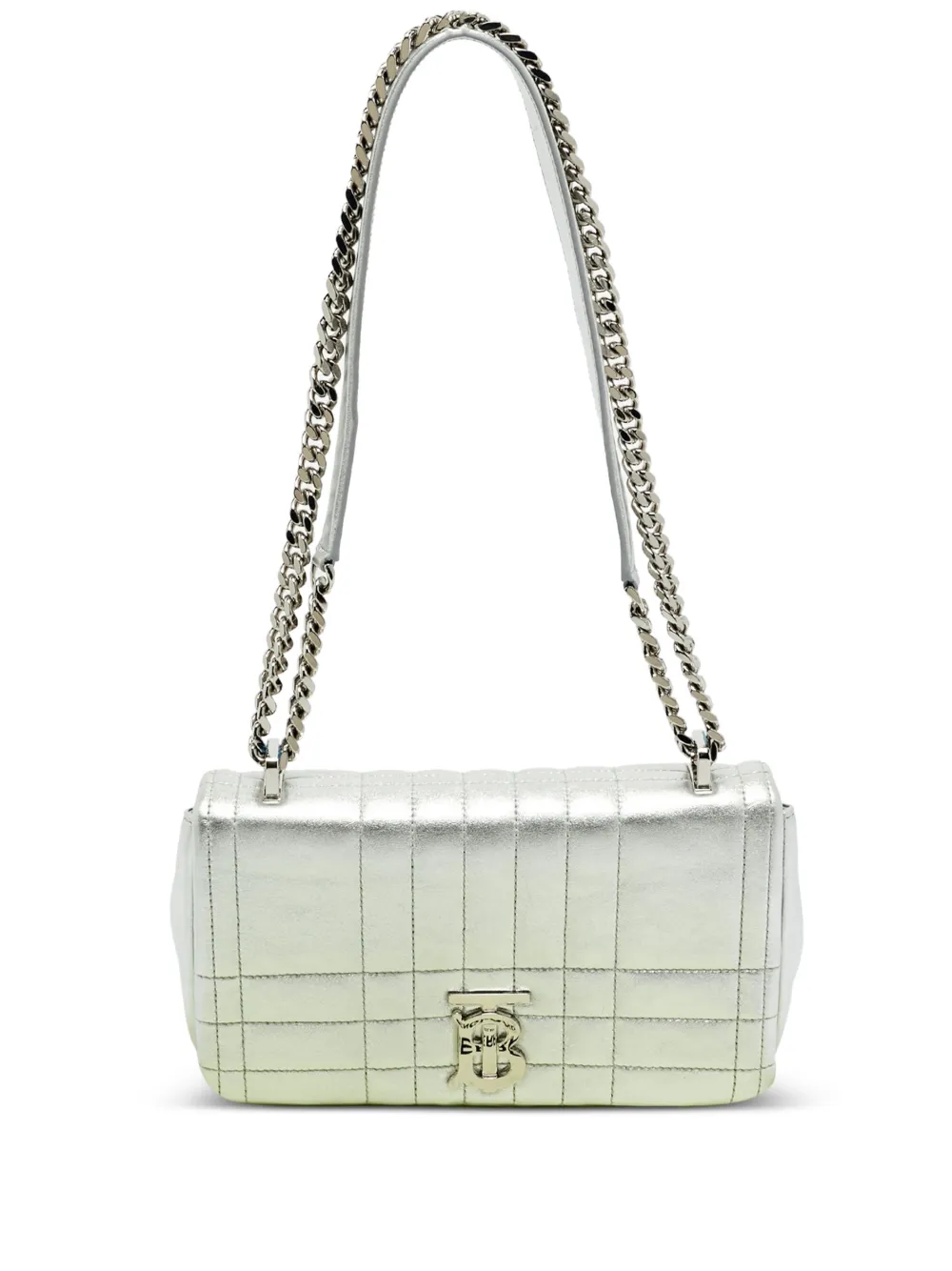 Burberry Pre-Owned Borsa a spalla Lola trapuntata - Argento