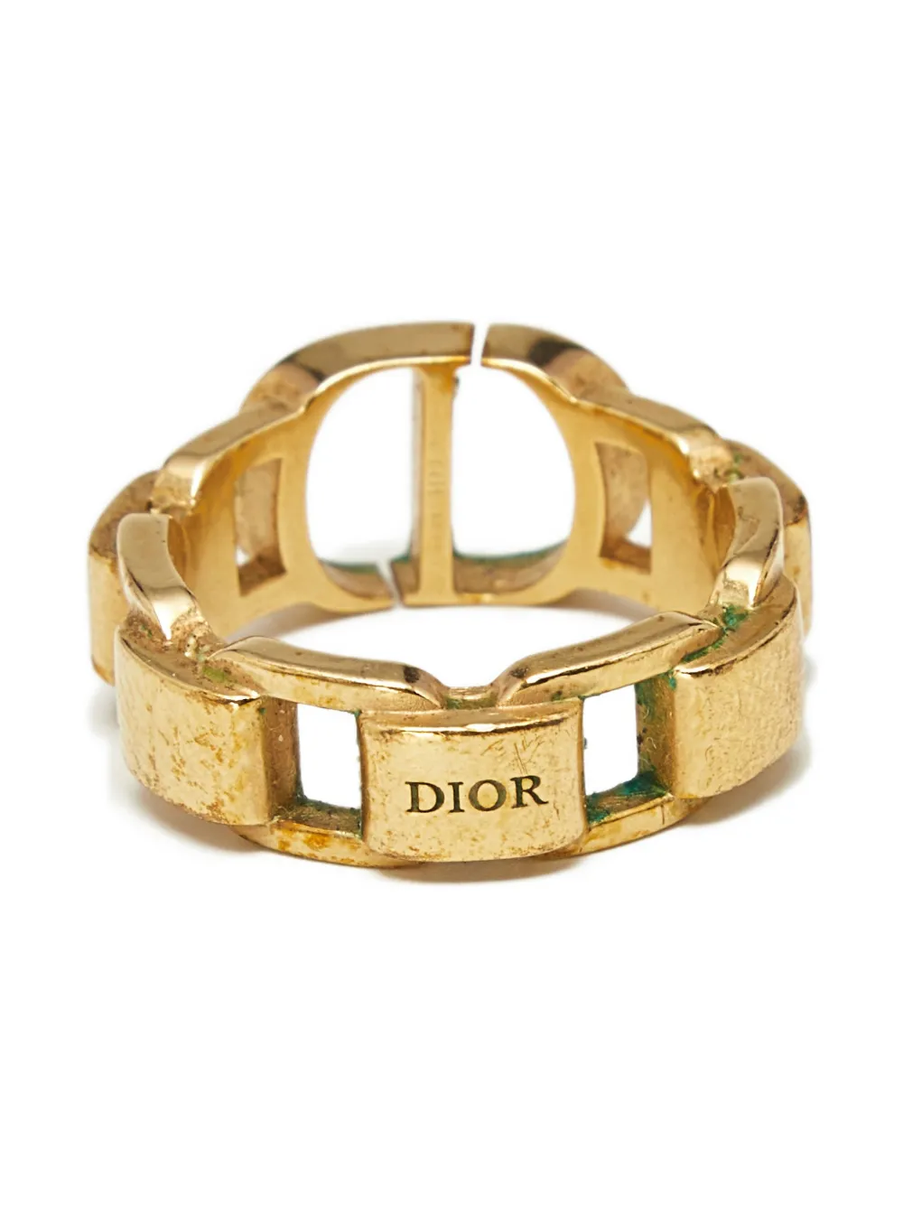 Christian Dior Pre-Owned CD- Motif Ring | Gold | FARFETCH