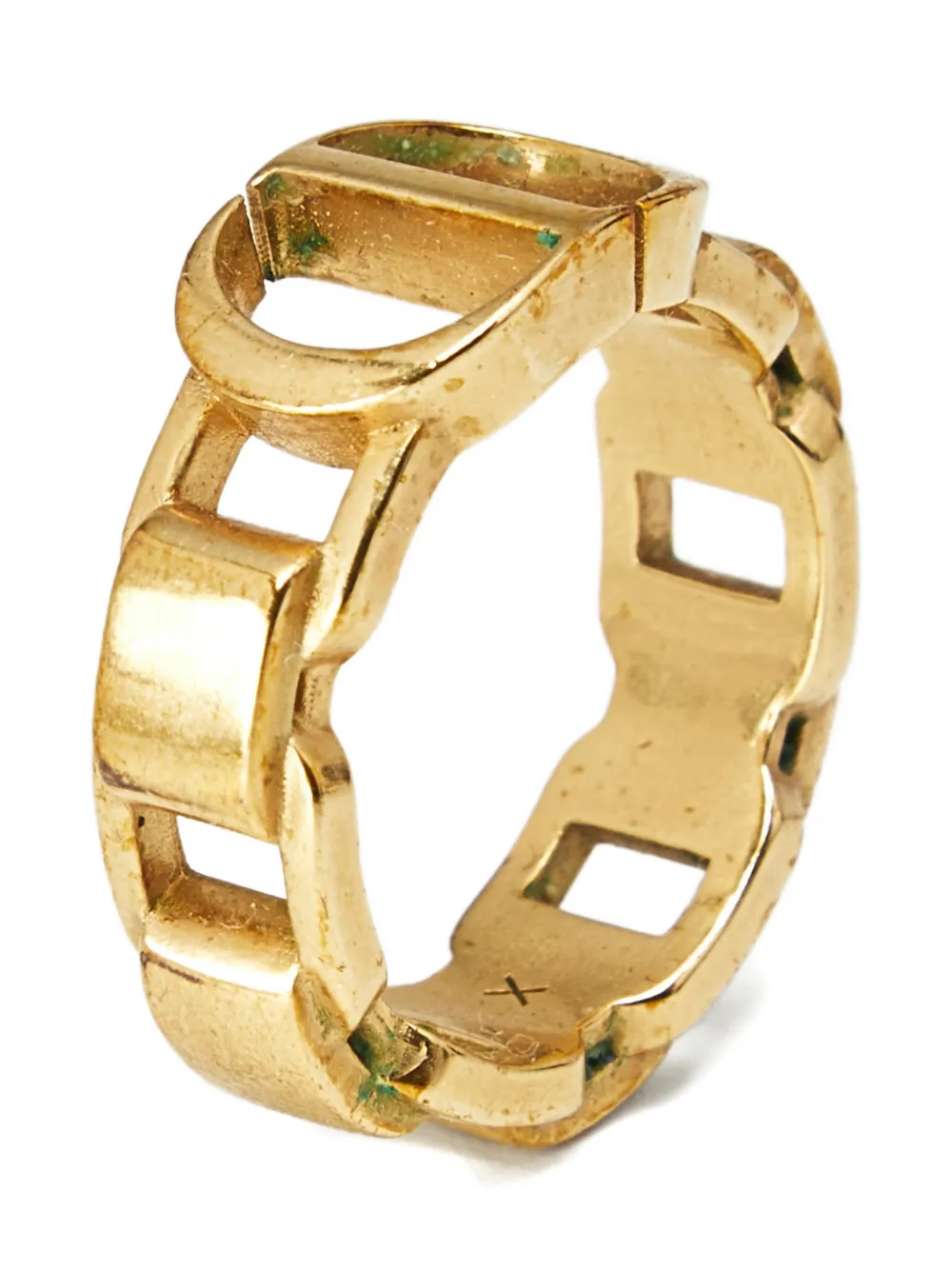 Christian Dior Pre-Owned CD- Motif Ring | Gold | FARFETCH