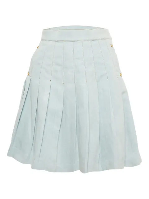Balmain Pre-Owned pleated mini skirt