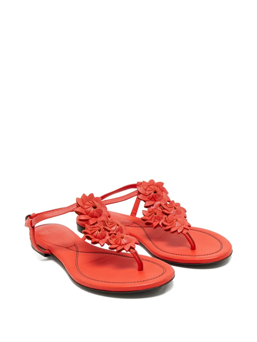 Bottega Veneta Pre-Owned leather sandals - Rood