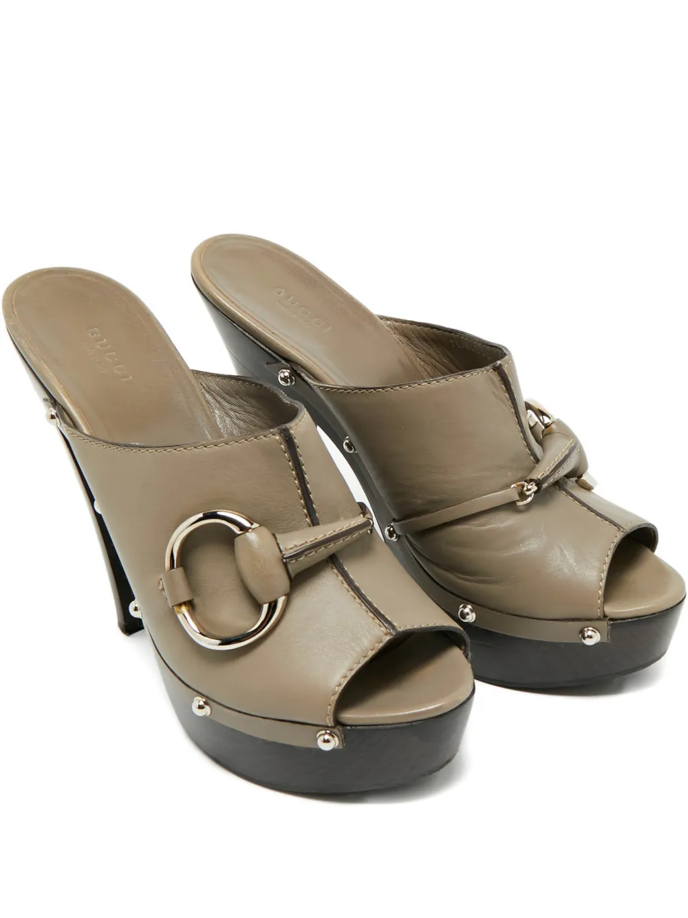 Gucci Pre-Owned mules Icon Bit | gris | Image 1