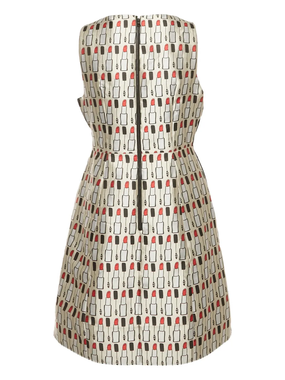 Alice + olivia jacquard lipstick dress - Beige