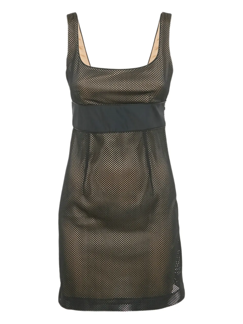 Valentino Pre-Owned mesh sleeveless dress - Nero