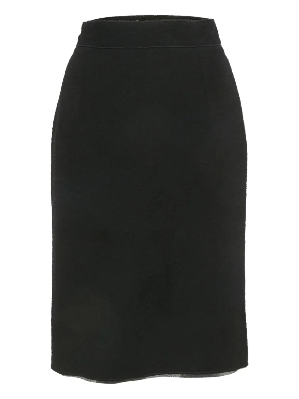 Oscar de la Renta Pre-Owned pencil midi skirt - Nero