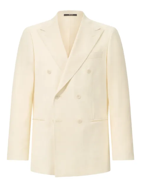 Boggi Milano double-breasted welt pockets blazer