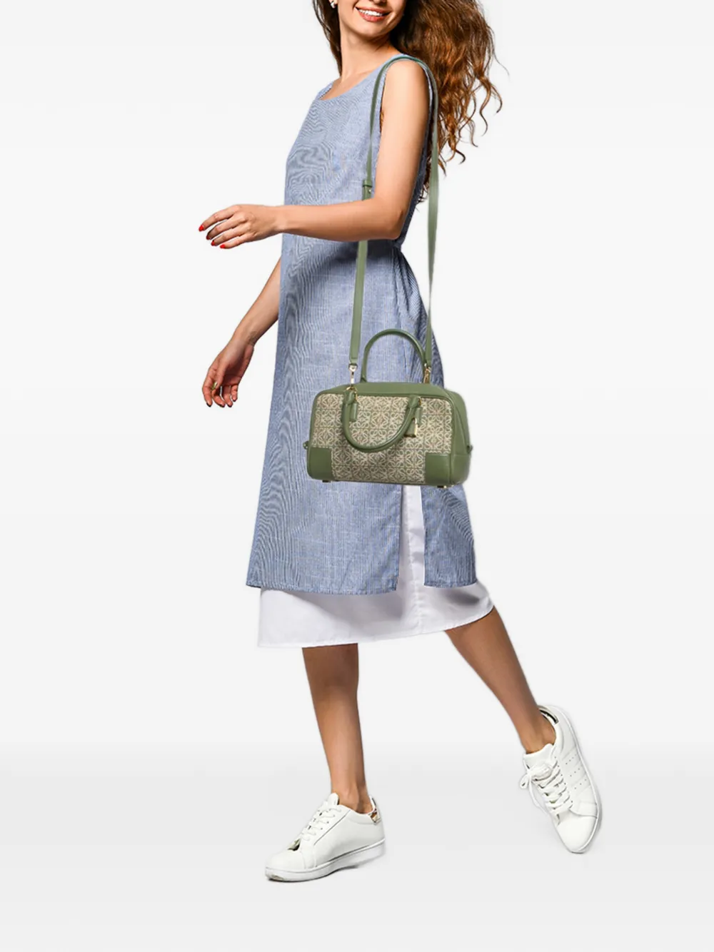 Loewe Pre-Owned 2021 23 Amazona Anagram tote bag - Grün