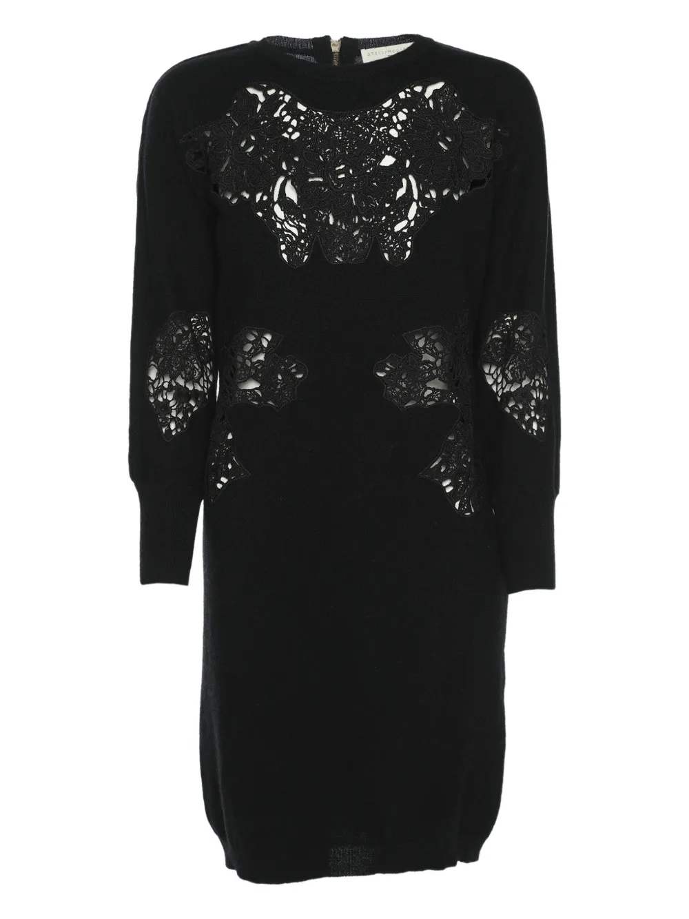 Stella McCartney Pre-Owned Abito midi con ricamo floreale - Nero