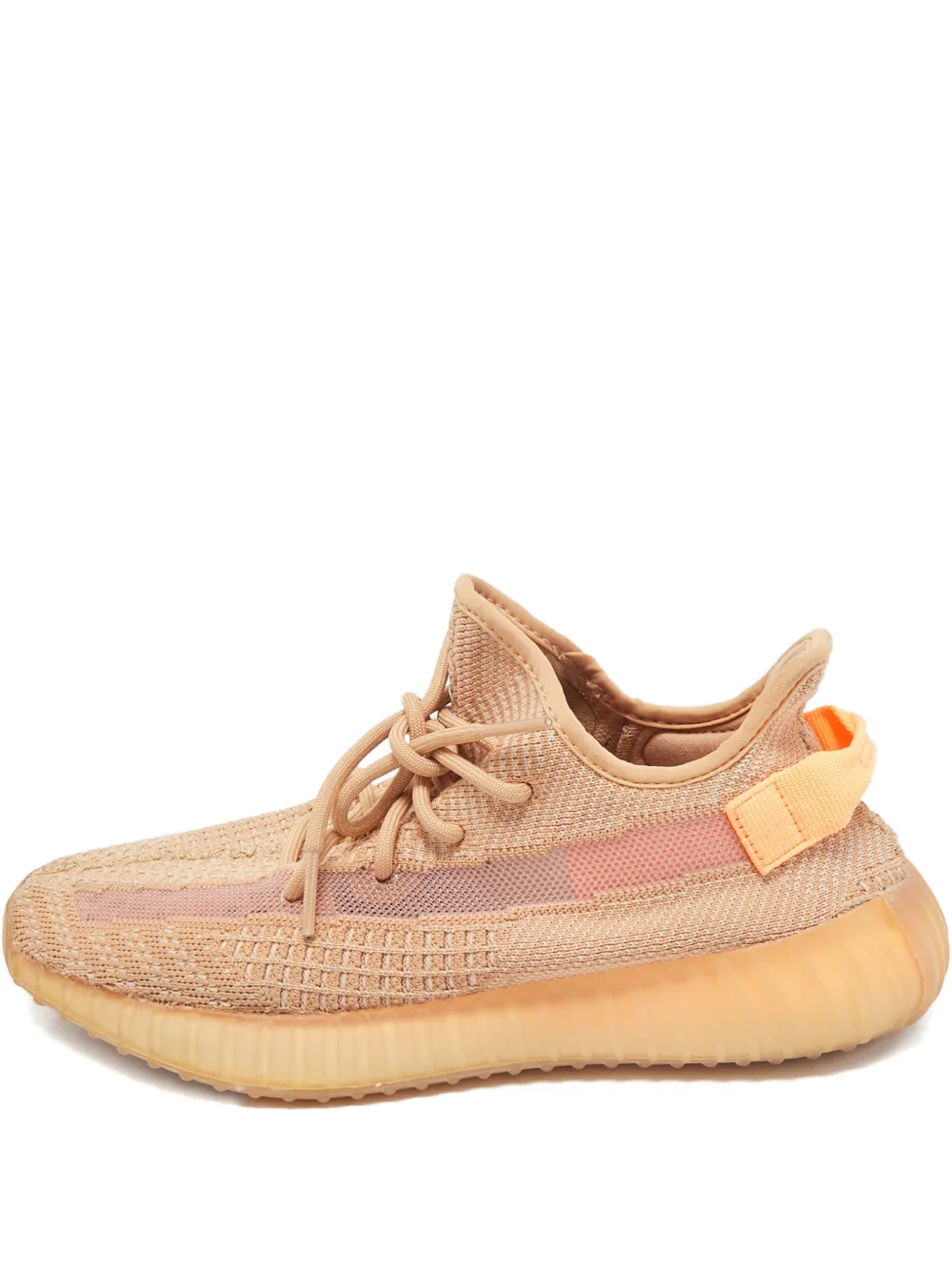 adidas Yeezy Boost 350 V2 knitted lace-up sneakers - Orange