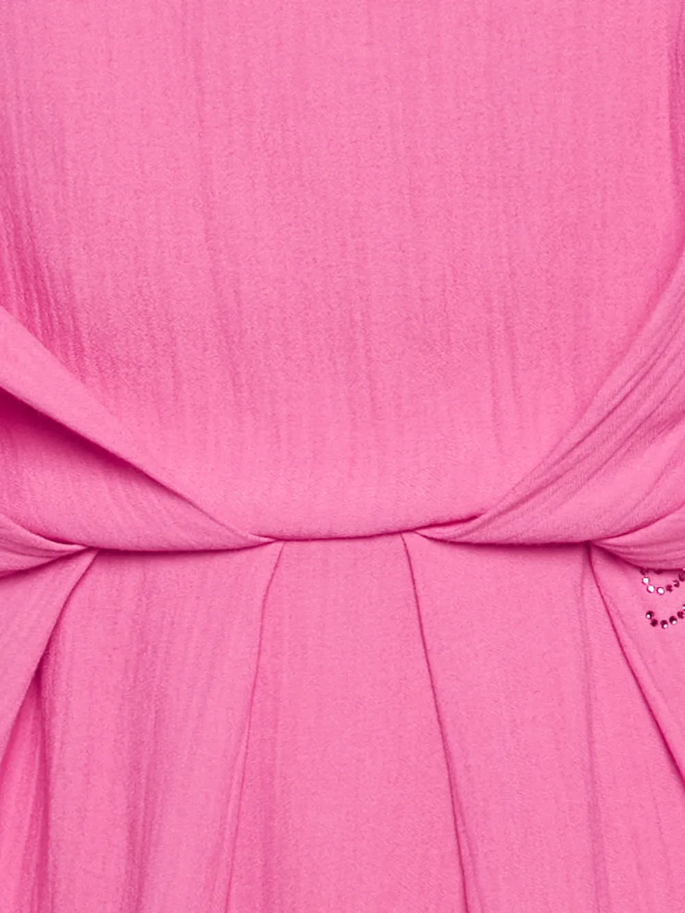 Blumarine crepe mini dress - Roze