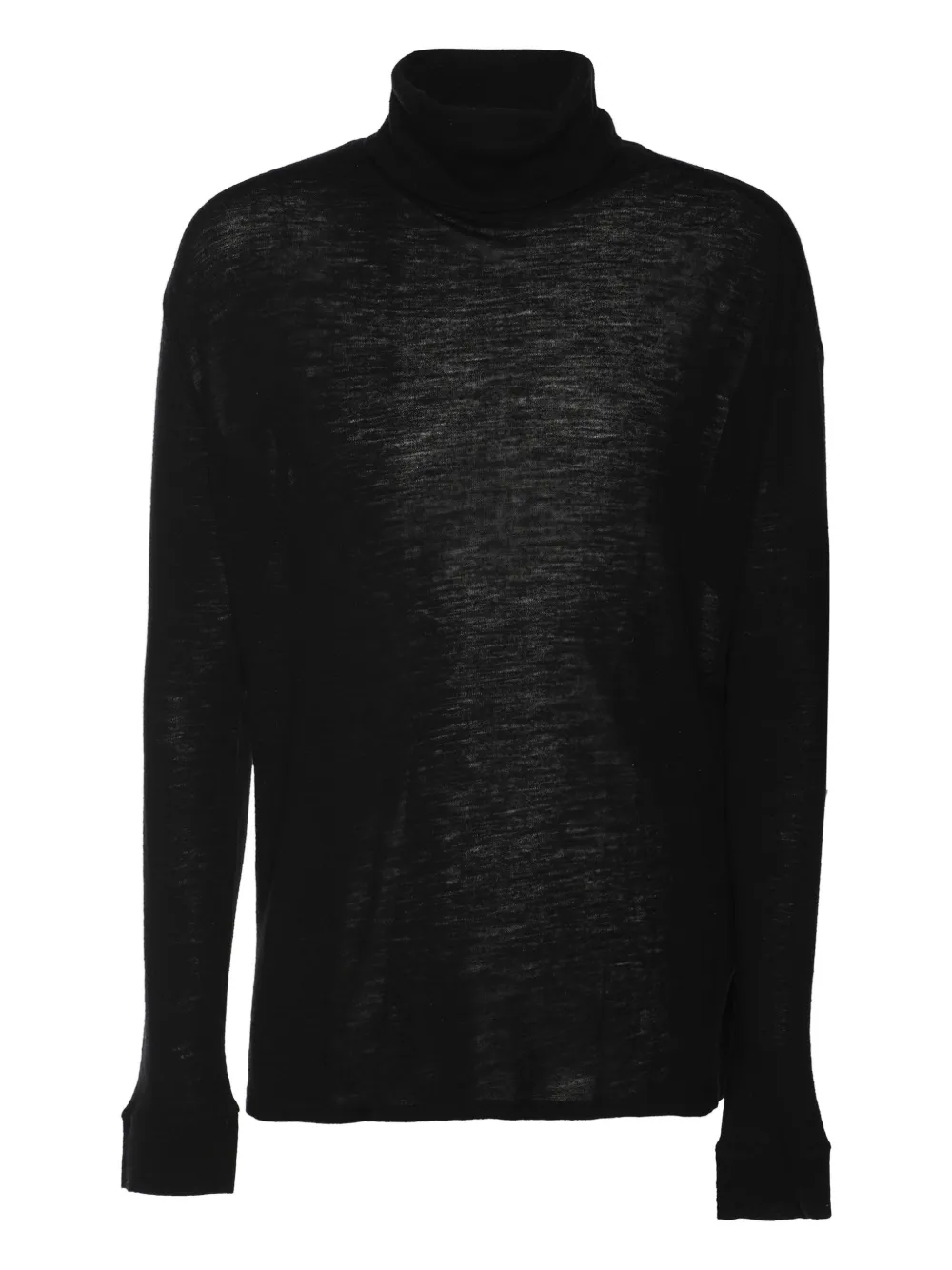 Balmain Pre-Owned Maglione in lana a collo alto - Nero