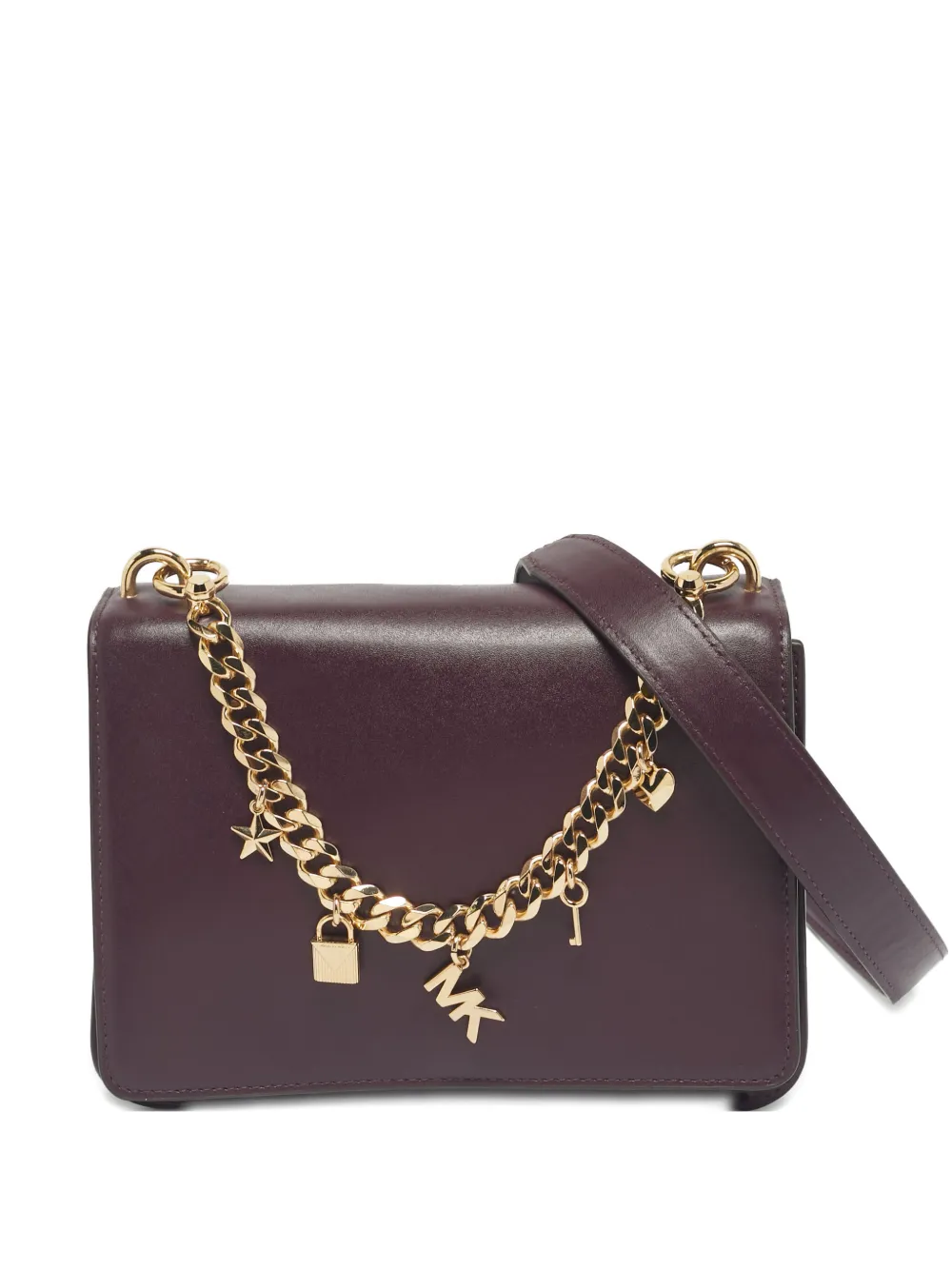 Michael Kors Mott chain charm shoulder bag - Viola