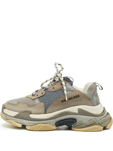 Balenciaga Pre-Owned 2017 triple s leather shoe
