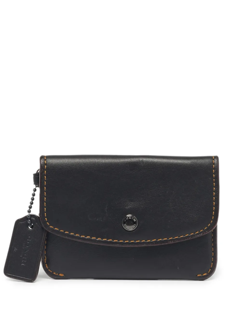 Coach black card case pouch - Nero