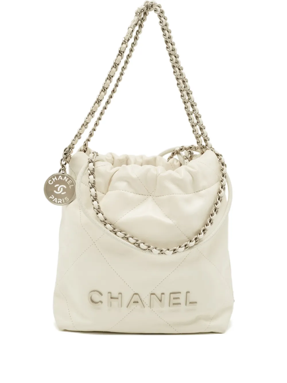 CHANEL Pre-Owned Borsa 22 mini trapuntata - Toni neutri