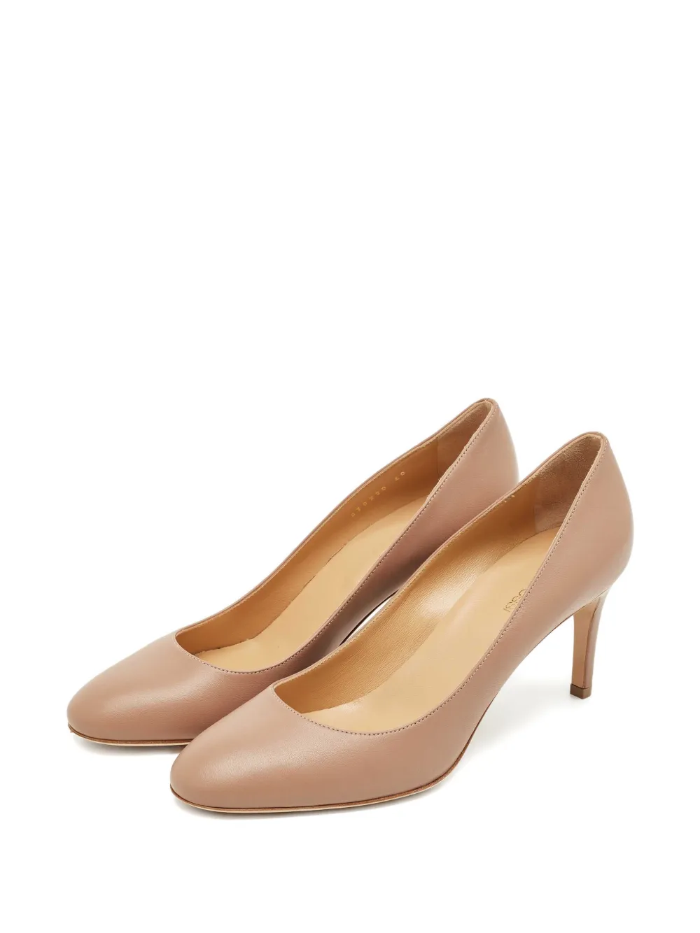 Sergio Rossi Vintage madame leather pumps - Beige