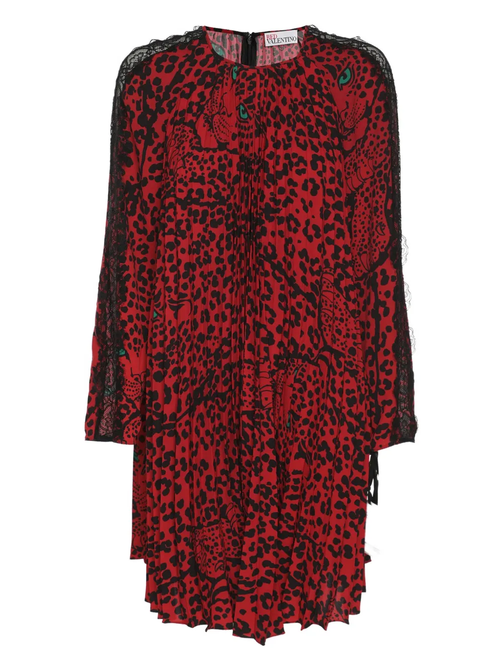 Valentino Pre-Owned Abito con stampa animalier - Rosso