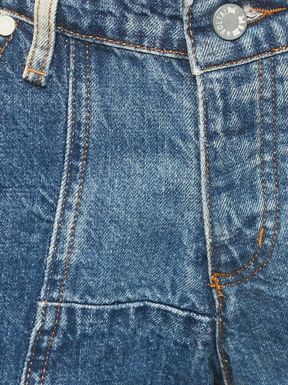 Zadig&Voltaire patchwork denim shorts - Blauw