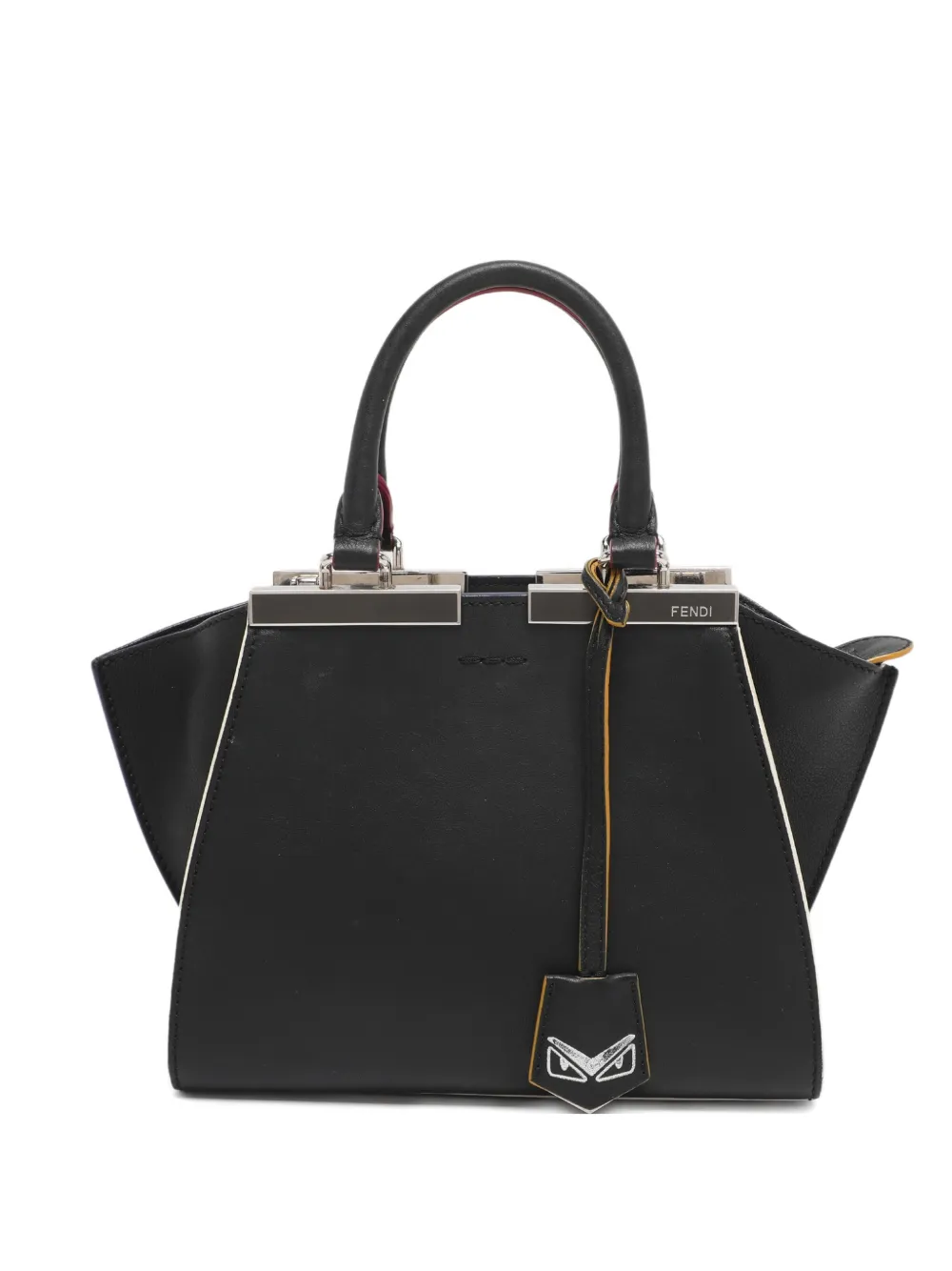 Fendi Pre-Owned 2016 petite 3Jours leather tote bag - Nero
