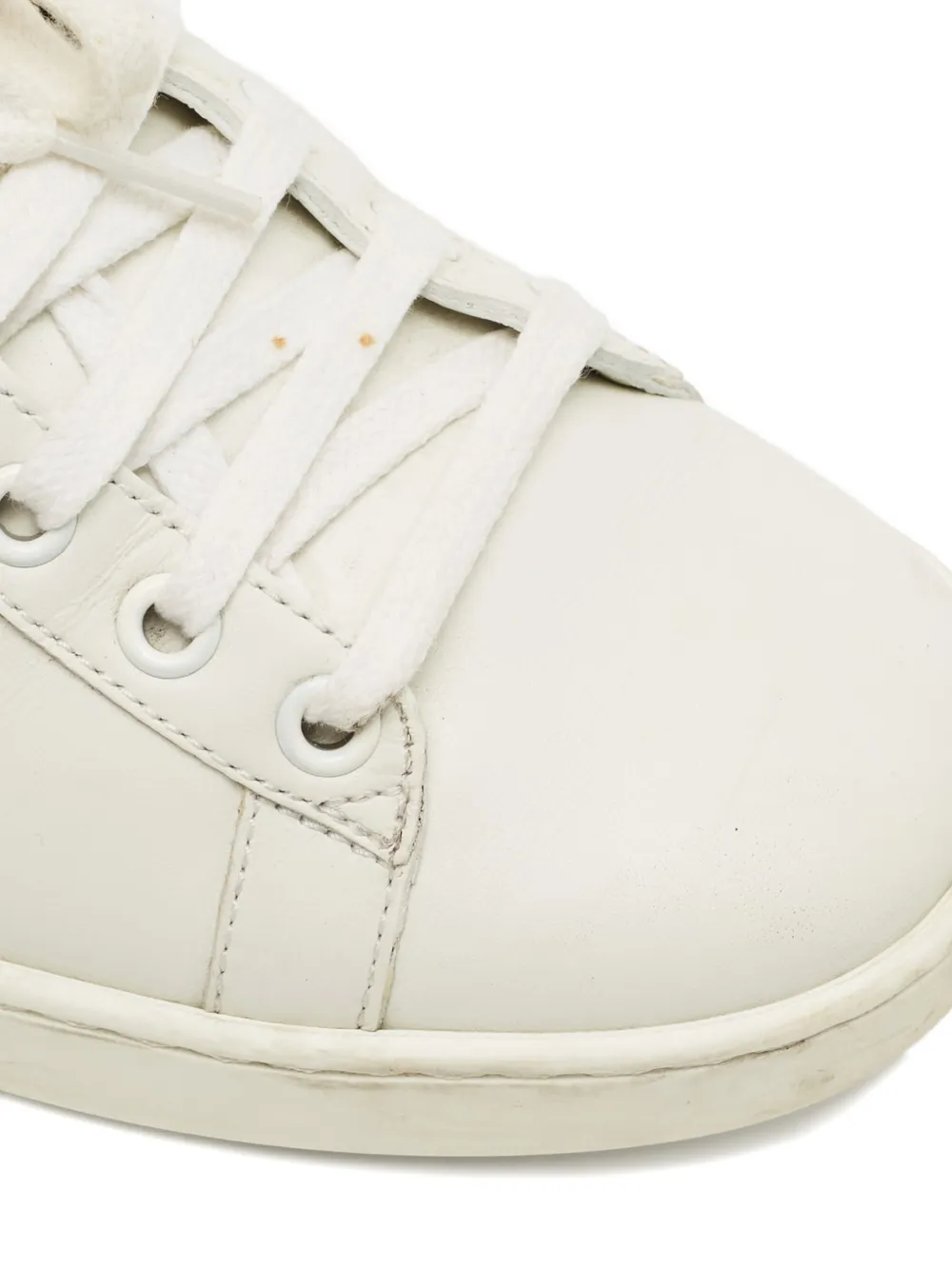 Gucci Pre-Owned Ace leather pearl sneakers - Wit