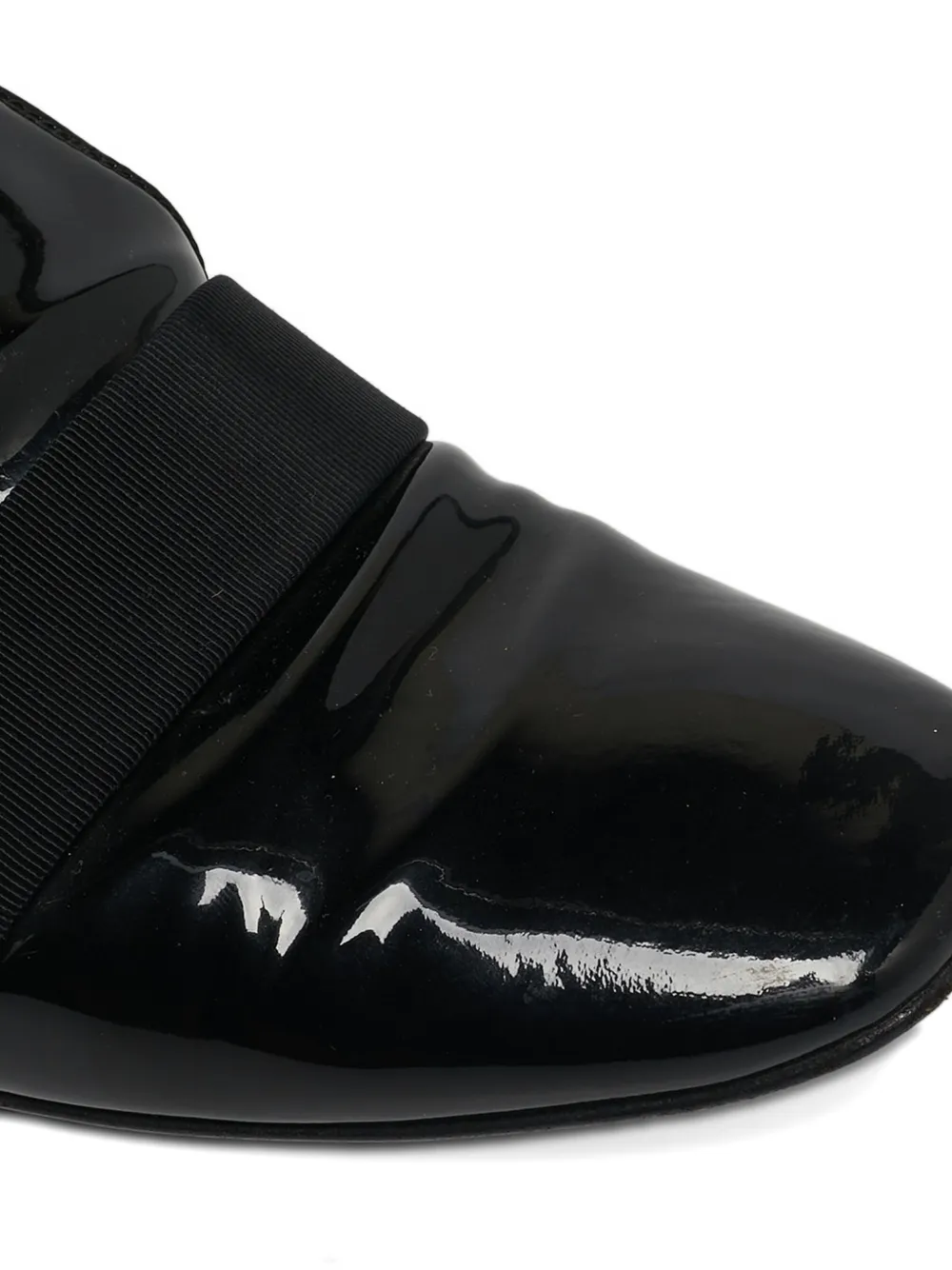 Pre-owned Louis Vuitton Strap-detail Loafers In Black