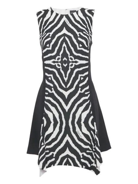 Just Cavalli Vintage animal-print asymmetrical mini dress