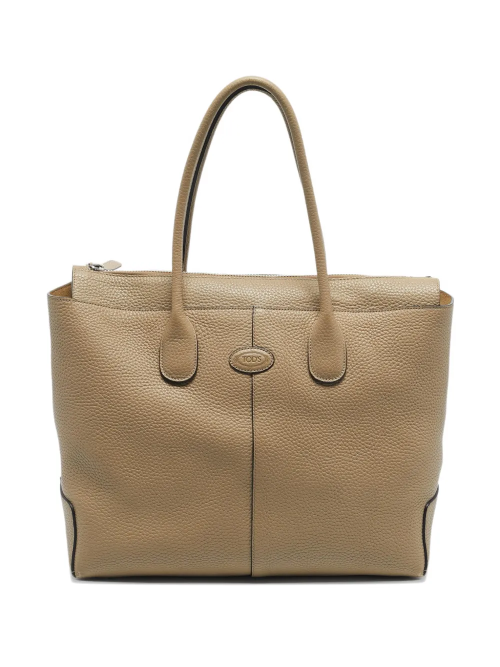 Tod's Borsa tote grande in pelle - Toni neutri