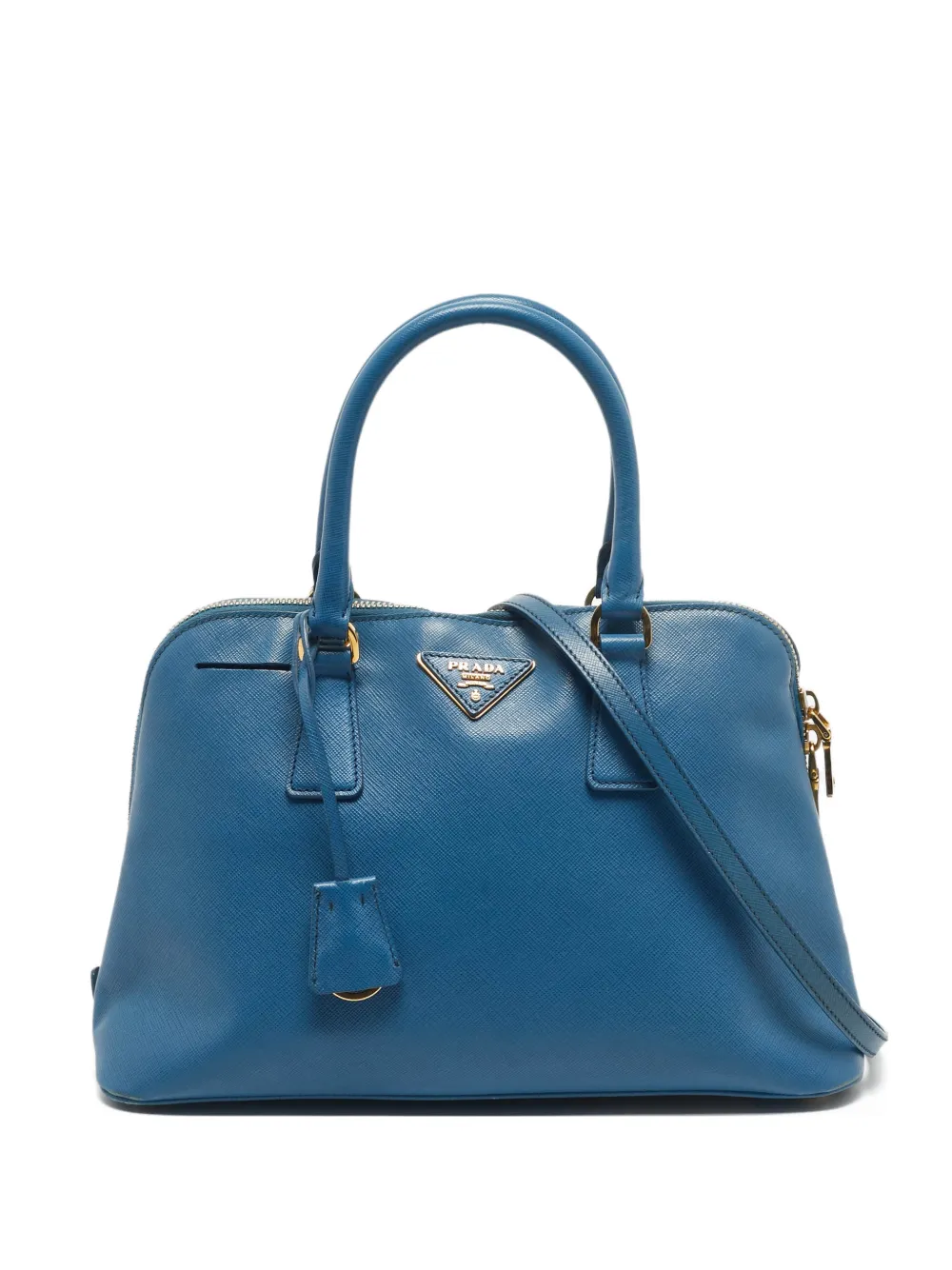 Prada Pre-Owned Borsa tote in pelle - Blu