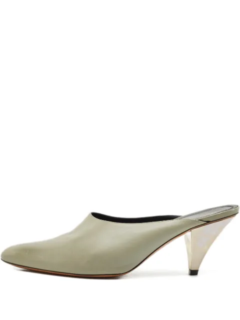Celine Pre-Owned pointed-toe leather mules