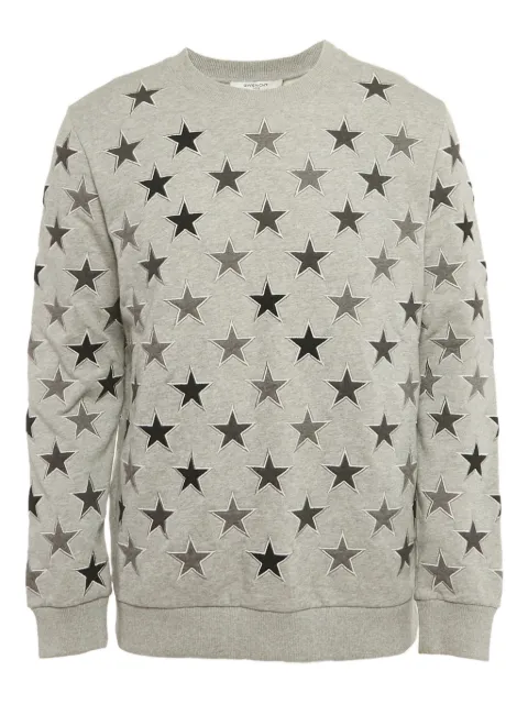 Givenchy Pre-Owned star-embroidered sweatshirt