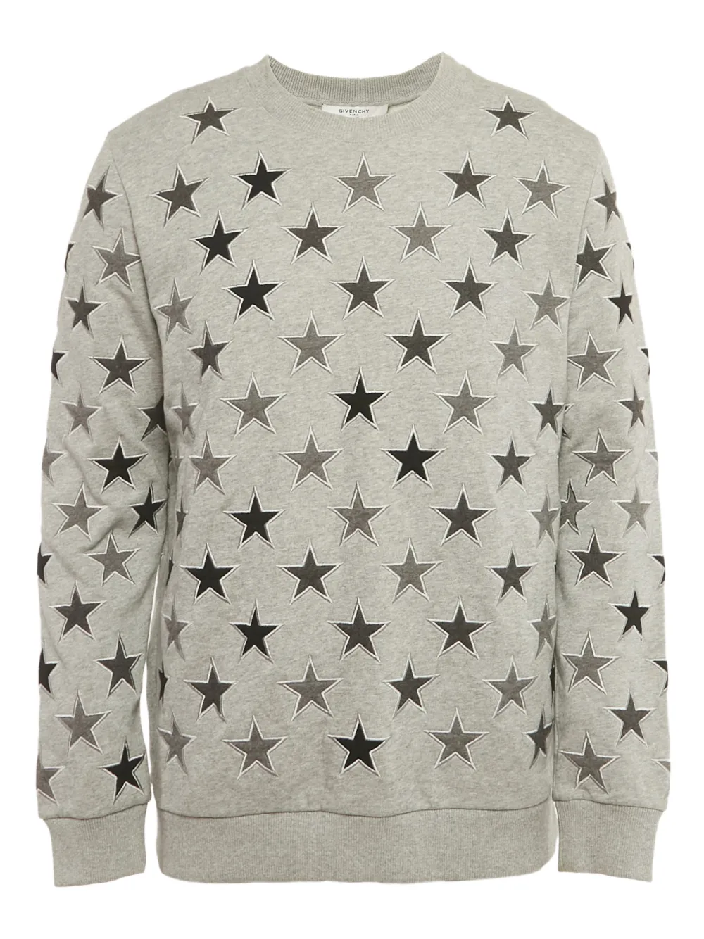 Givenchy Pre-Owned star-embroidered sweatshirt | Grey | Image 1