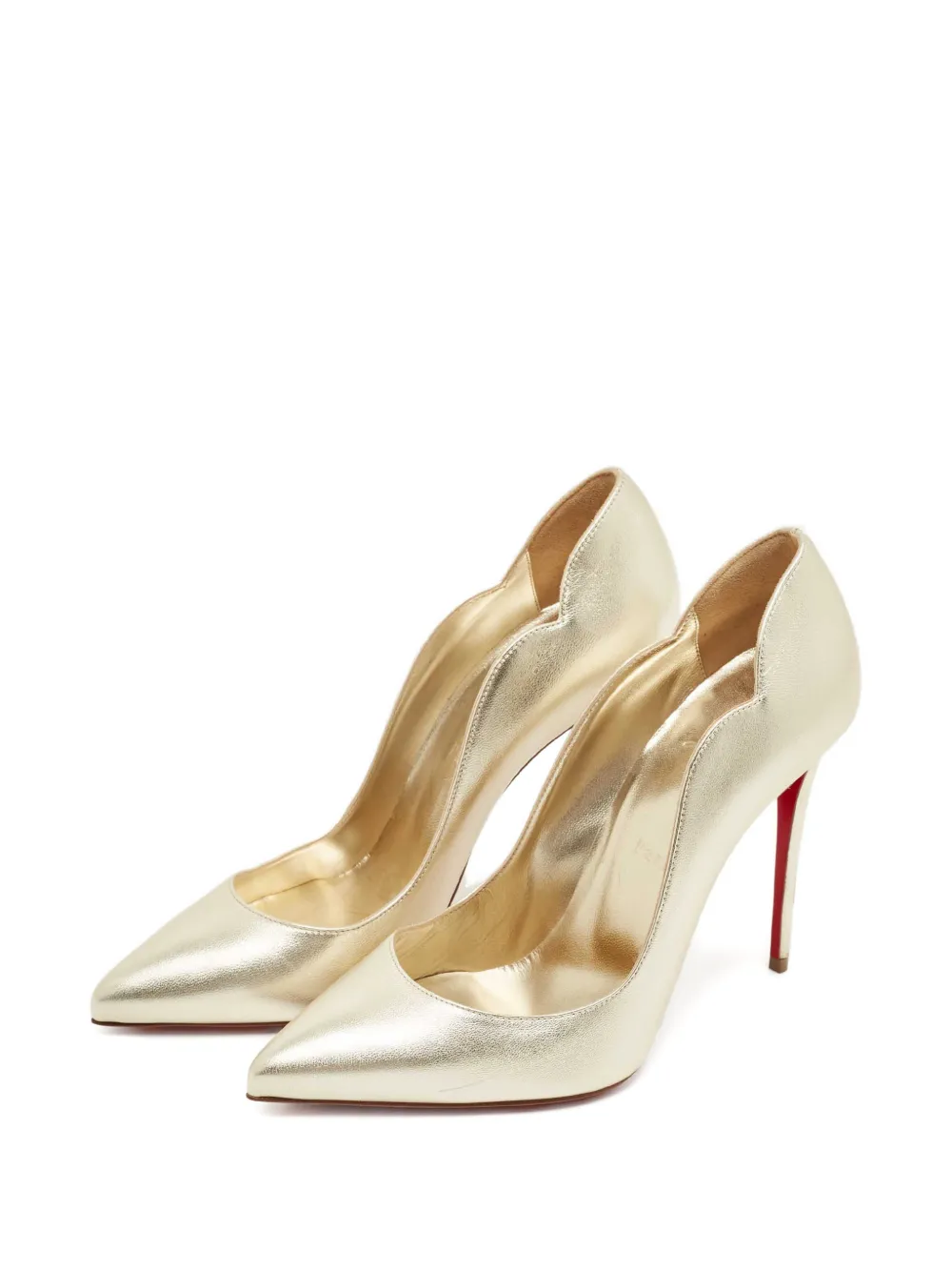 Christian Louboutin Pre-Owned Hot Chick leather heeled pumps - Goud