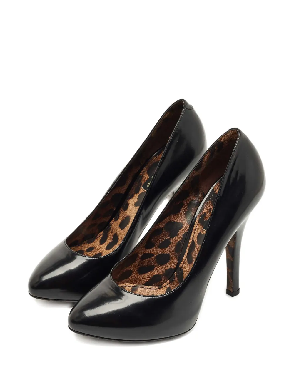 Dolce & Gabbana Pre-Owned black leather pumps - Zwart