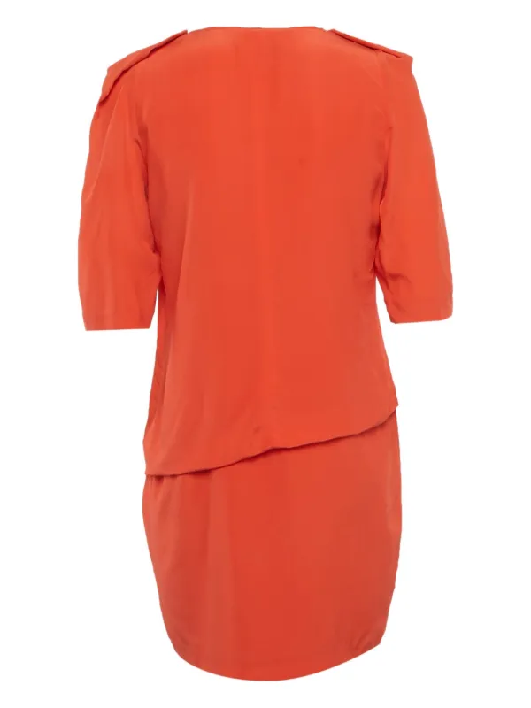 orange dress shirts for men Men's Peach Long Sleeve Dress Shirt 14.5 32/33 / Peach